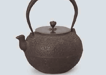 鉄瓶 「龍文堂」在銘 共箱なし・錆びあり