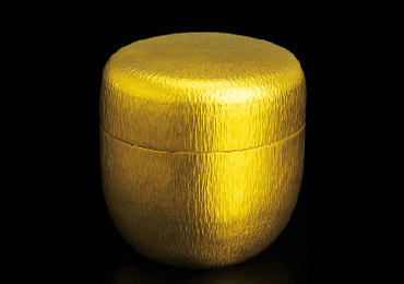 作家不明純金棗共箱揃い・重量約190g