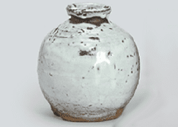 11代目・三輪 休雪:萩焼花入れ