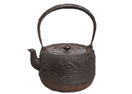 無銘:雲龍文鉄瓶