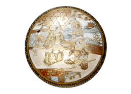 大場 松魚作:平文南飛平香合