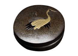 岡本漆専堂作:唐松大香合