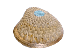 一瓢斎作:遠山繪大香合