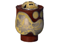 帖佐美行作早春香炉